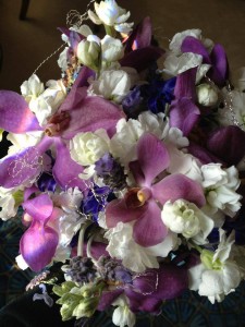 We love this Spring bouquet from The Elegant Petal in our favorite color…purple of course