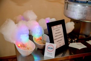 Feel like a kid again with a cotton candy station from Spin-Spun Confections!  Photo by Victoria Sprung Photography.