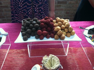 Glazed and Infused Donut Station was delicious!  What a fun idea for a wedding or special event.