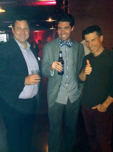 The most adorable David Rothstein and Colin Lyons (rocking a bow tie!), and my beloved Jay!