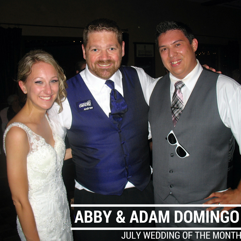 Congrats to Abby & Adam Domingo…our 2014 Wedding of the Year!