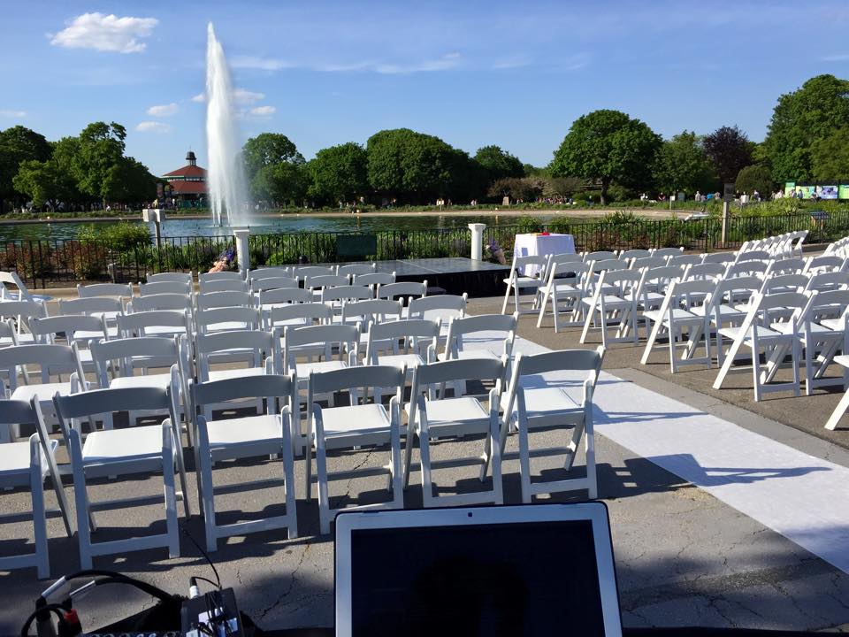 Something 2 Dance 2 Outdoor Ceremony Setup | Brookfield Zoo