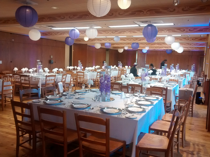 Illuminated Paper Lanterns & Uplighting | Elegant Event Lighting