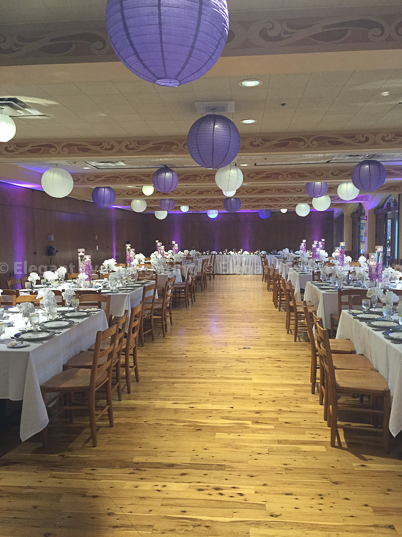 Illuminated Paper Lanterns & Uplighting | Elegant Event Lighting