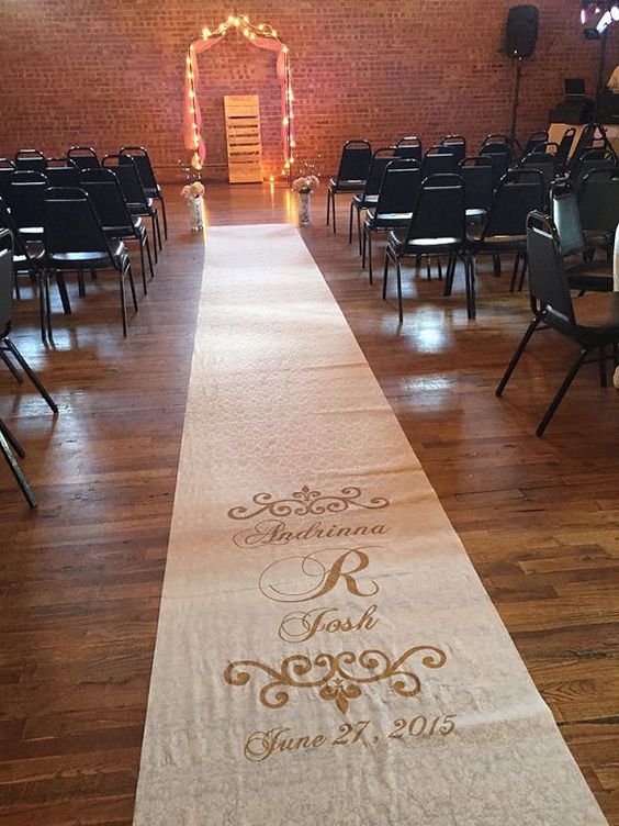 custom aisle runner