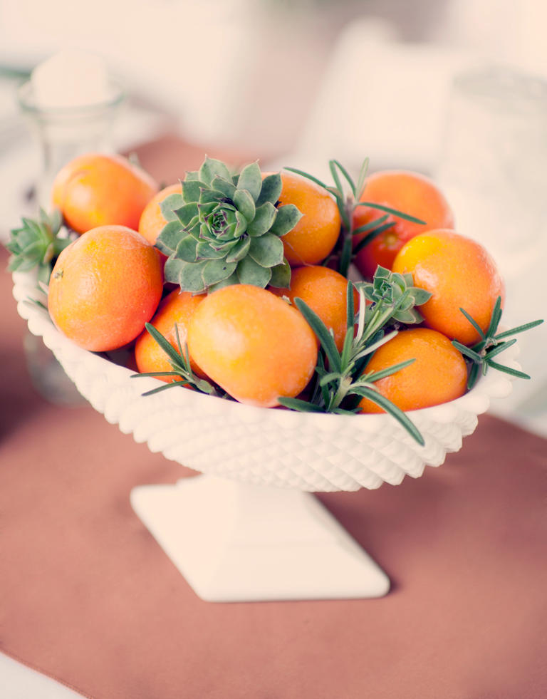clementines and succenulents