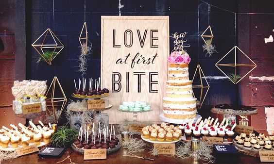 sweets table sign