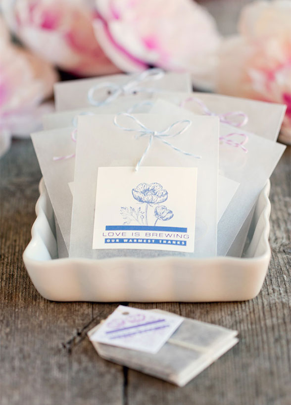 tea wedding favor