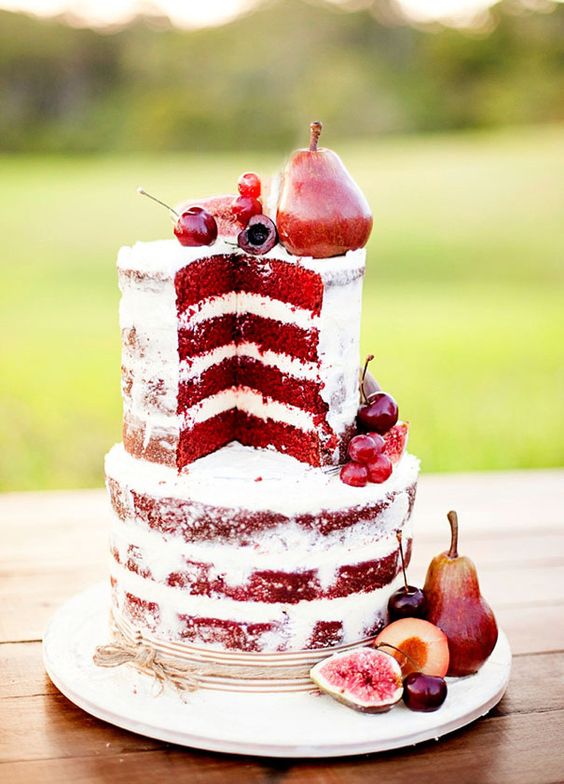 Red Velvet Grooms Cake