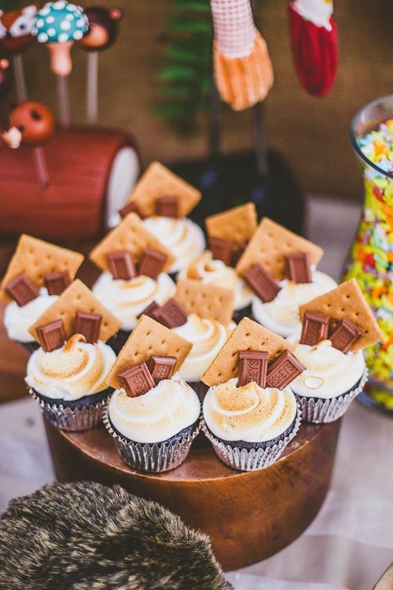 smore cupcakes