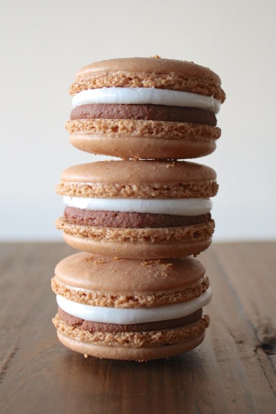 smore macaroons